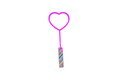 Pink Neon Light Up Heart Wand